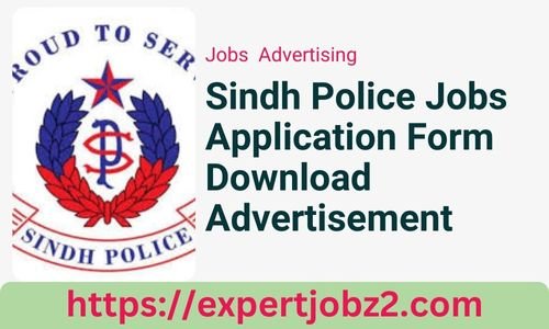 Sindh Police Jobs Application Form Download Advertisement