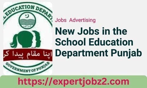 New Jobs in the School Education Department Punjab